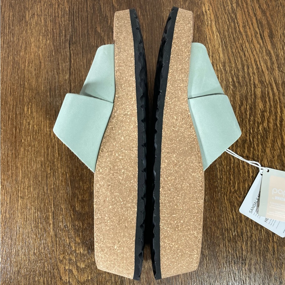 NWT Birkenstock Papillio Almina Platform Sandal Women’s Various Sizes Pure Sage - Picture 6 of 7